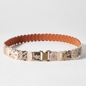 Anthropologie Tabitha Belt NEW Neutral  S